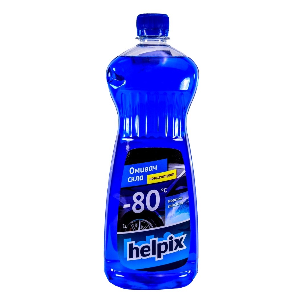 Омивач скла концентрат зимовий -80°С HELPIX морська свіжість 1 л 4823075801282 - zapix