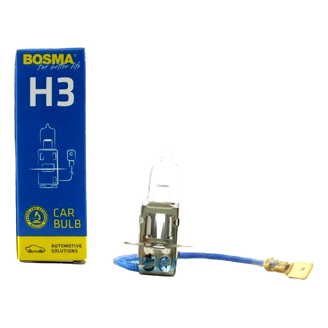 Автолампа галогенова BOSMA H3 PK22s 35W 12V 4650 - zapix