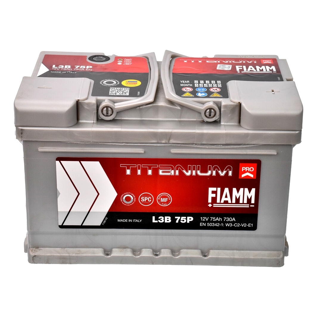 Акумулятор FIAMM Titanium Pro 12V 75Ah 730A R+ L3B75P - zapix