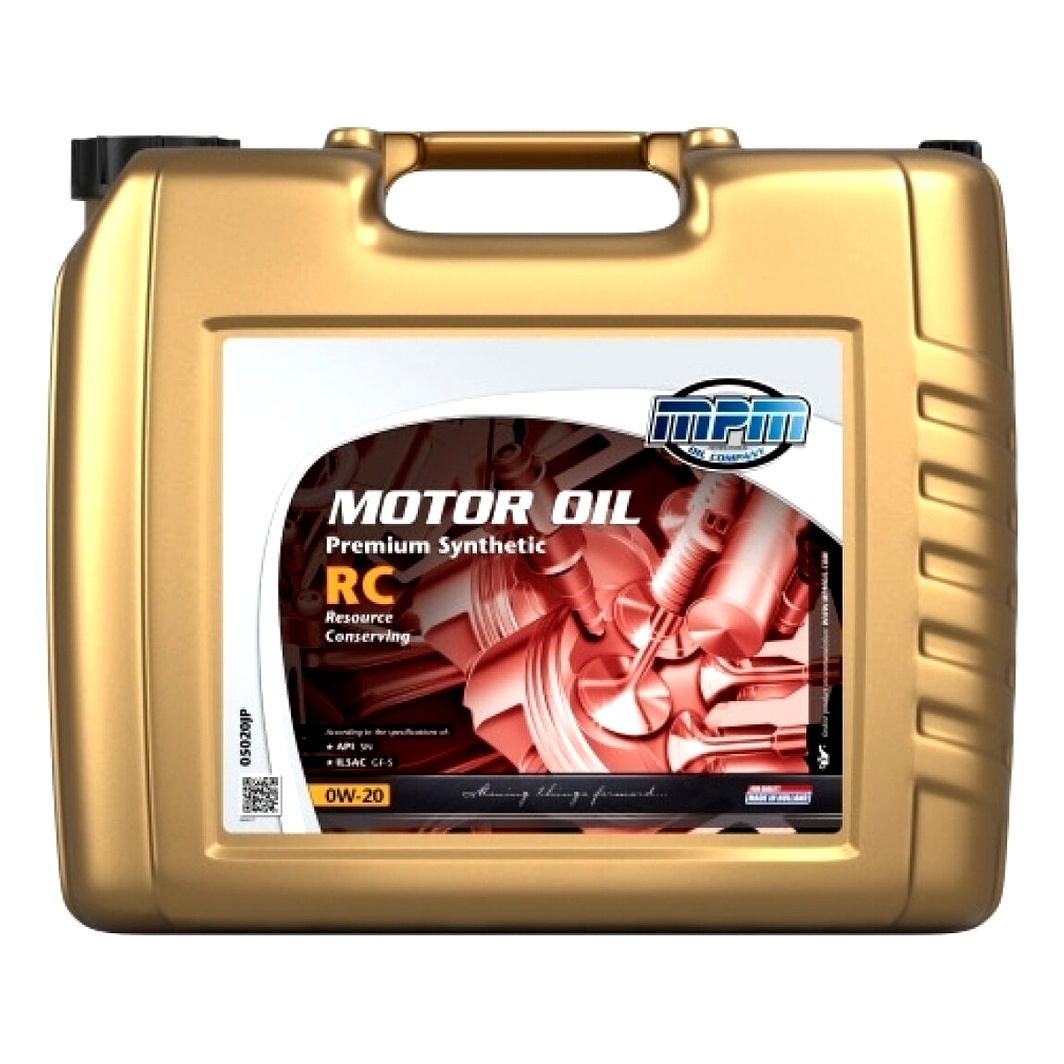 Моторна олива MPM Premium Synthetic RC 0W-20 20 л (05020JP) - zapix