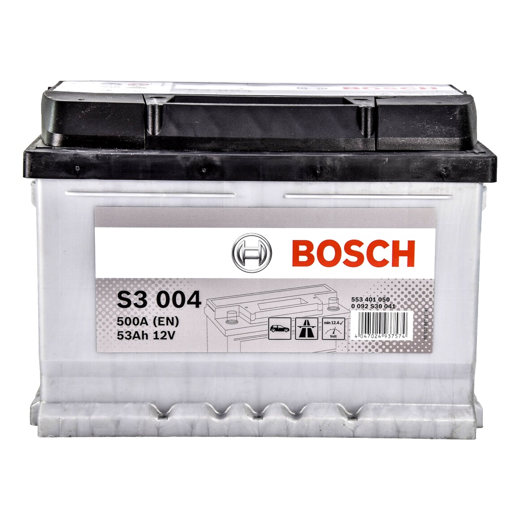 Акумулятор BOSCH S3 12V 53Ah 500A R+ 0092S30041 - zapix