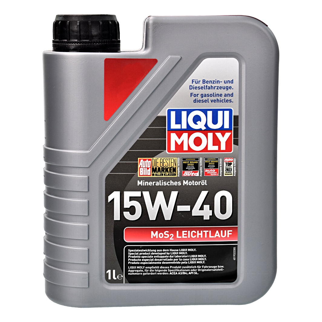 Моторна олива LIQUI MOLY MoS2 Leichtlauf 15W-40 1 л (2570)