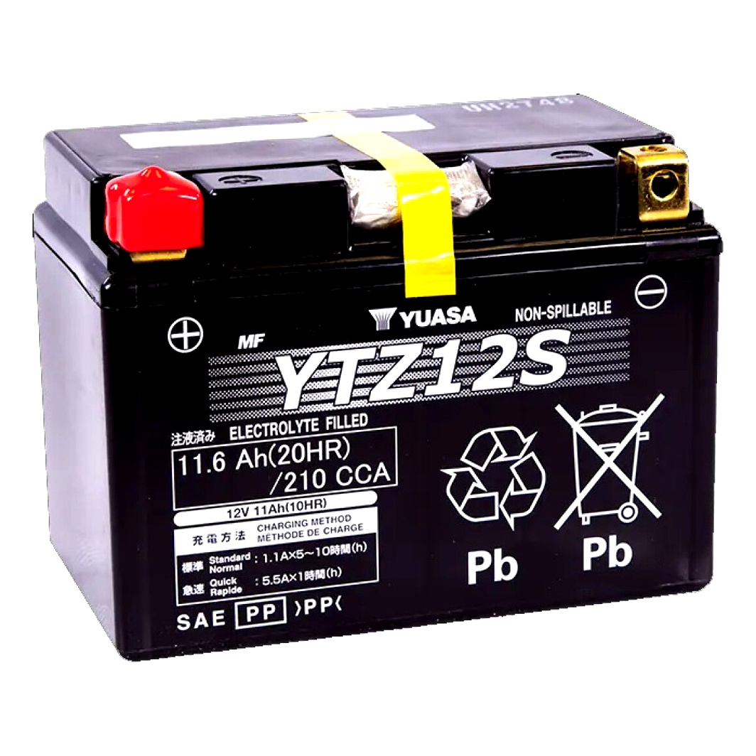 Акумулятор YUASA High Performance 12V 11.6Ah 210A L+ YTZ12S - zapix