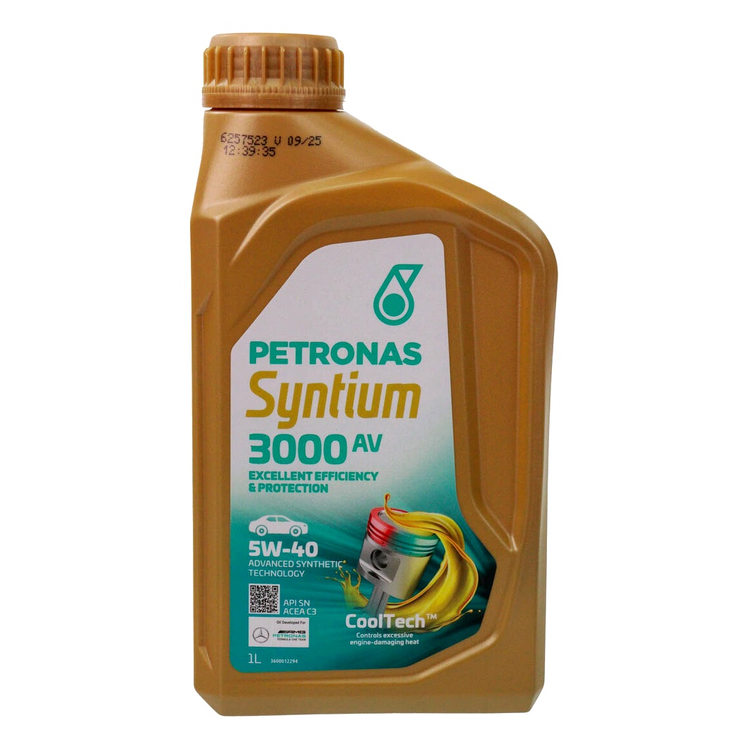 Моторное масло PETRONAS Syntium 3000 AV 5W-40 1 л (18281619)