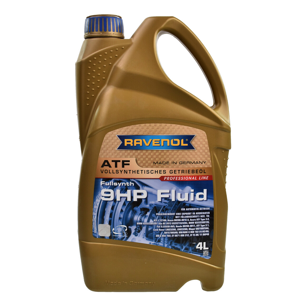 Трансмиссионное масло RAVENOL ATF 9HP Fluid 4 л 1211149004 - zapix