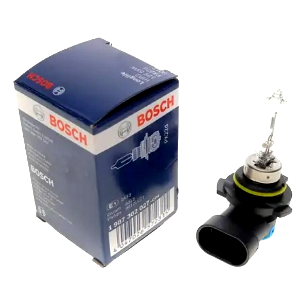 Автолампа галогенова BOSCH Longlife HIR2 PX22d 55W 12V прозора 1987302027 - zapix
