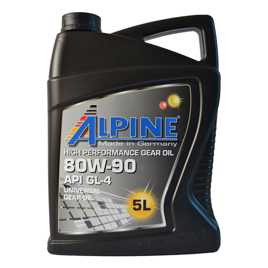 Трансмиссионное масло ALPINE High Performance Gear Oil GL-5 80W-90 5 л 07055 - zapix