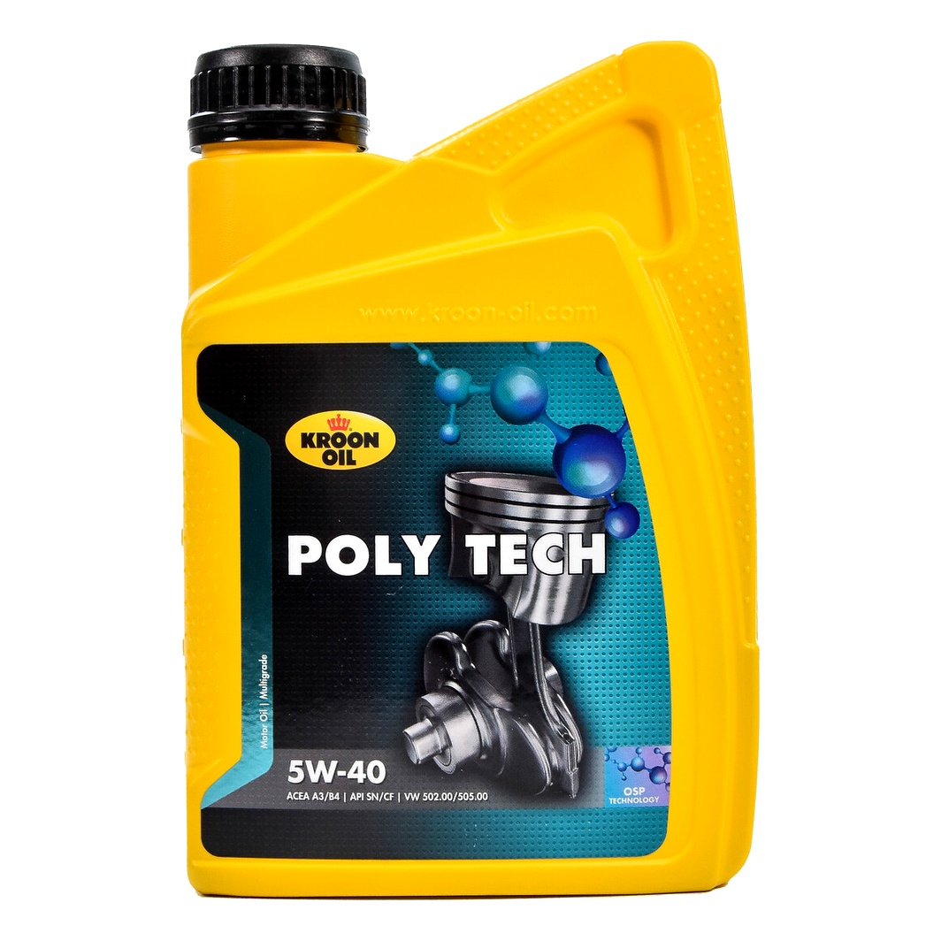 Моторное масло KROON OIL Poly Tech 5W-40 1 л (36139) - zapix