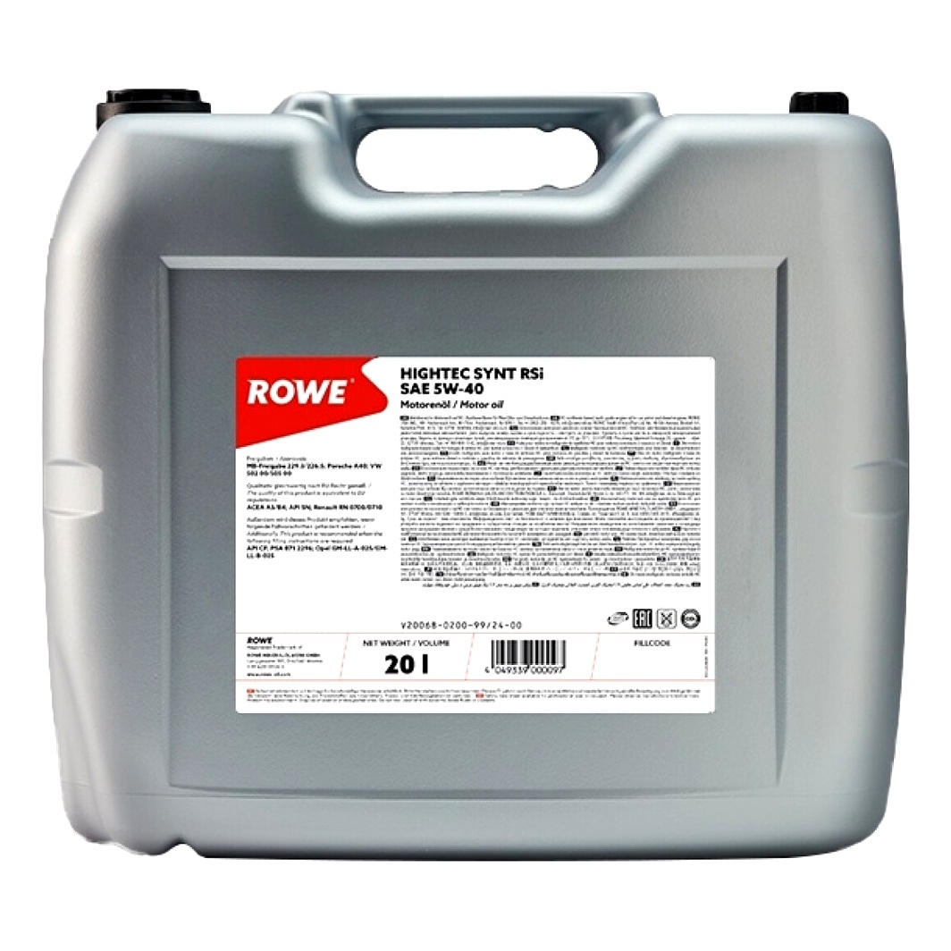 Моторна олива ROWE Synt RSi 5W-40 20 л (20068020099)
