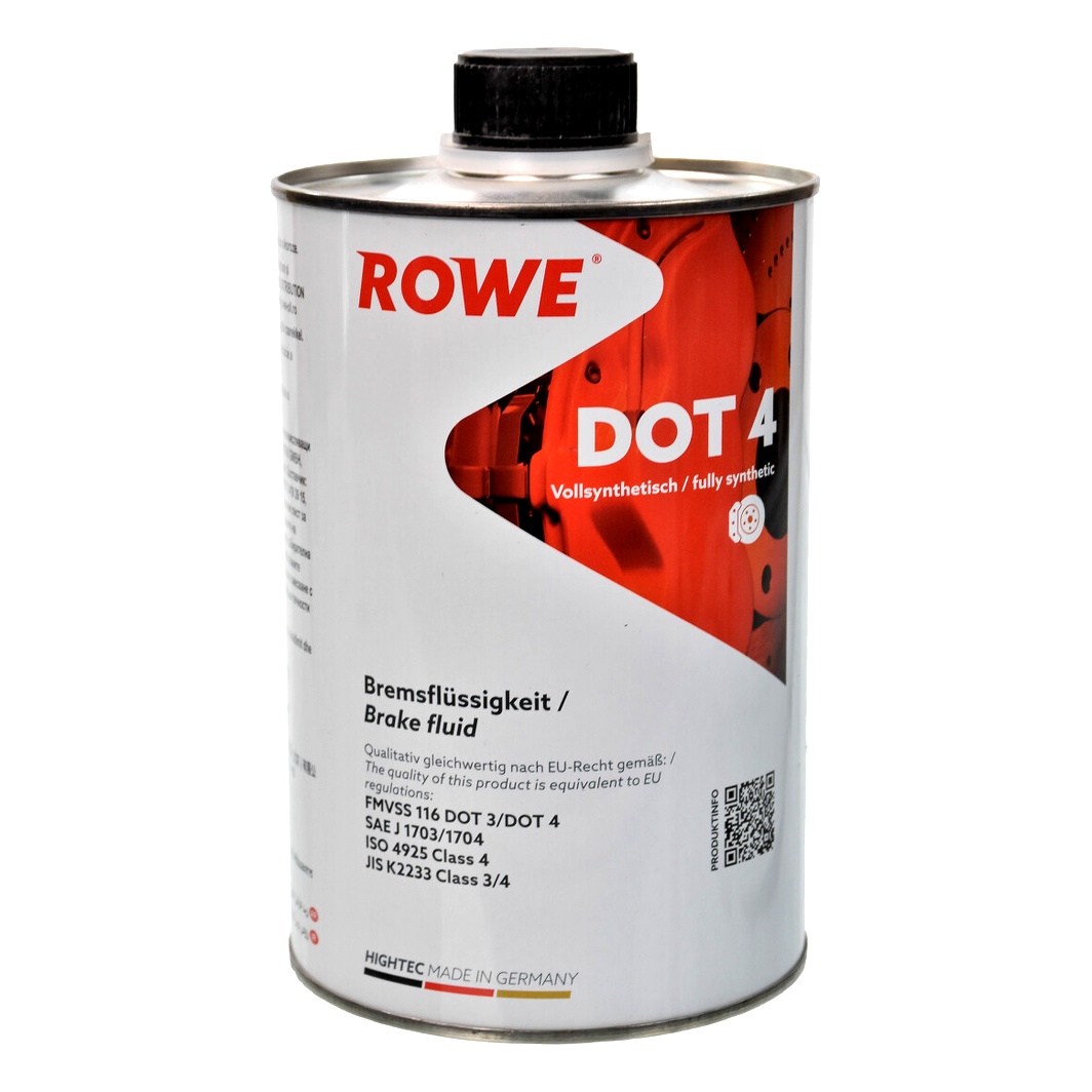 Гальмівна рідина ROWE DOT 4 Brake Fluid метал 1 л 25109001099 - zapix