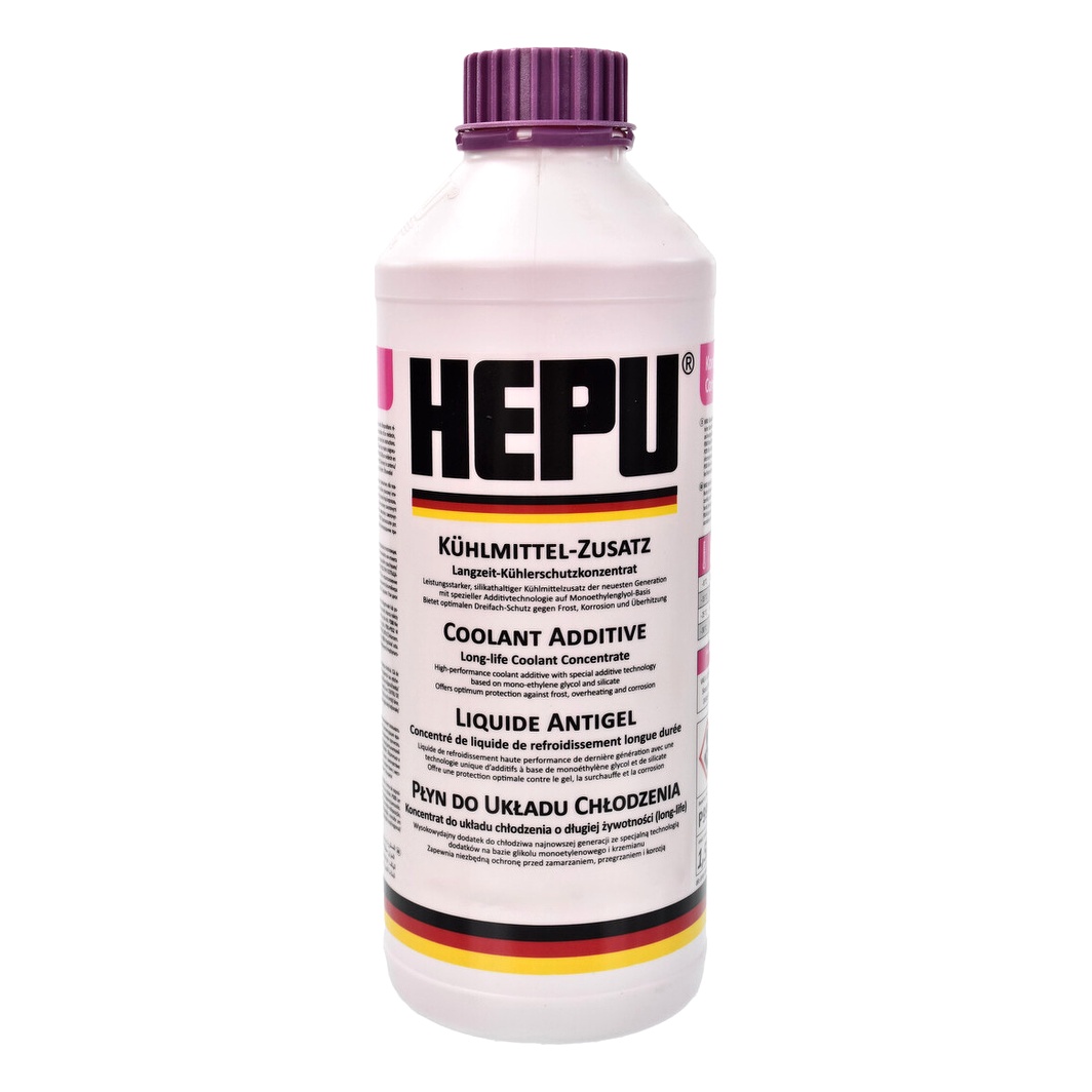 Концентрат антифризу HEPU фіолетовий G12 evo -38 °C 1.5 л (P999EVO12) - zapix