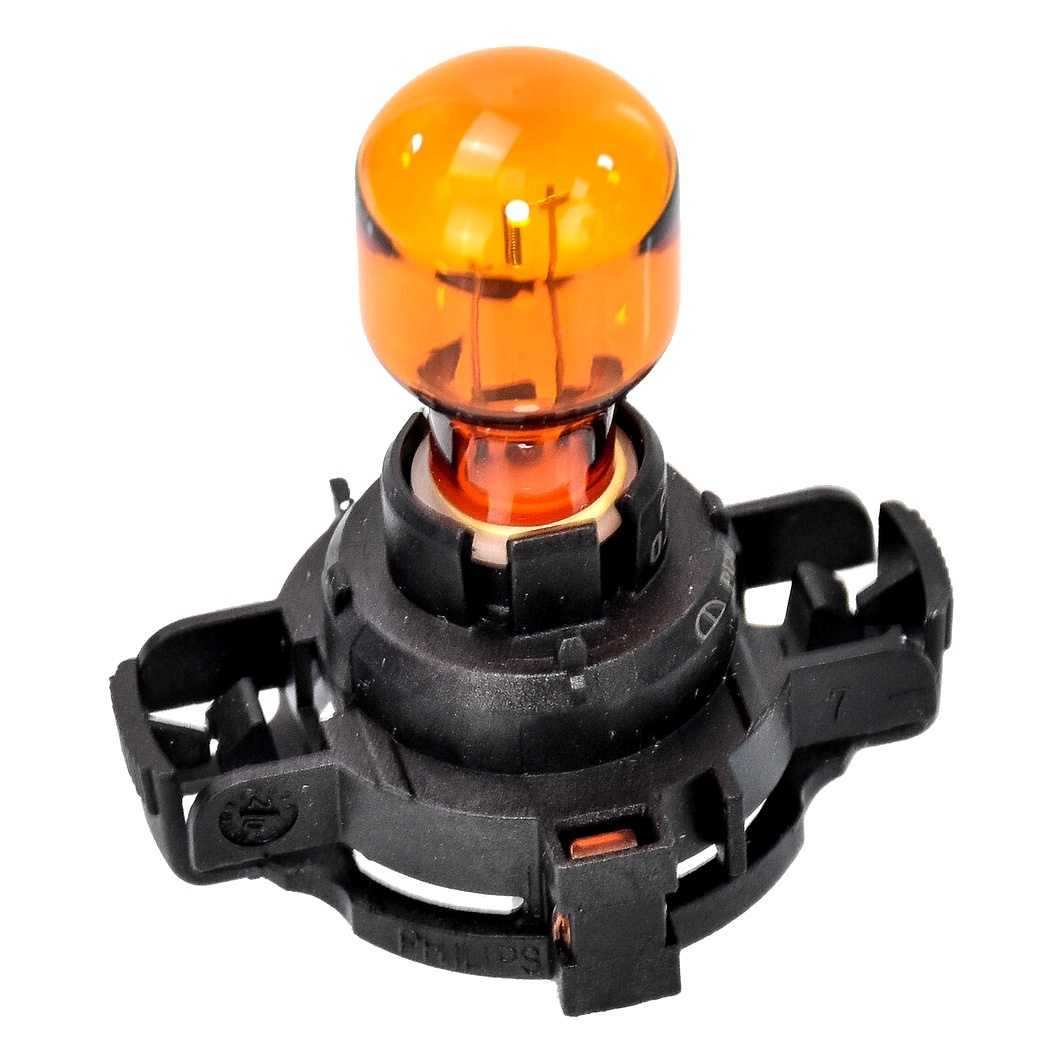 Автолампа розжарювання PHILIPS Standard PY24W PGU20/4 24W 12V помаранчева 12190C1 - zapix