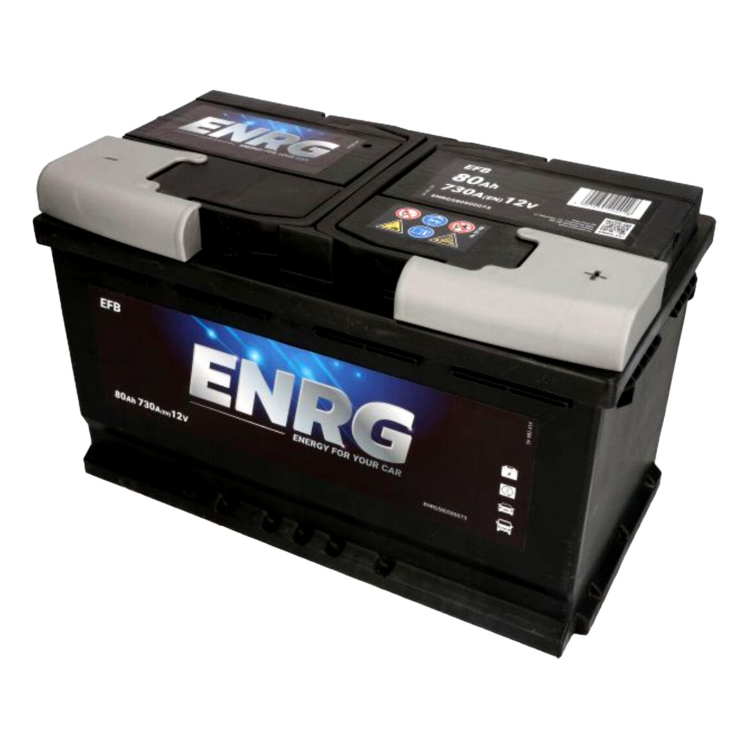 Акумулятор ENRG EFB 12V 80Ah 730A R+ ENRG580500073 - zapix