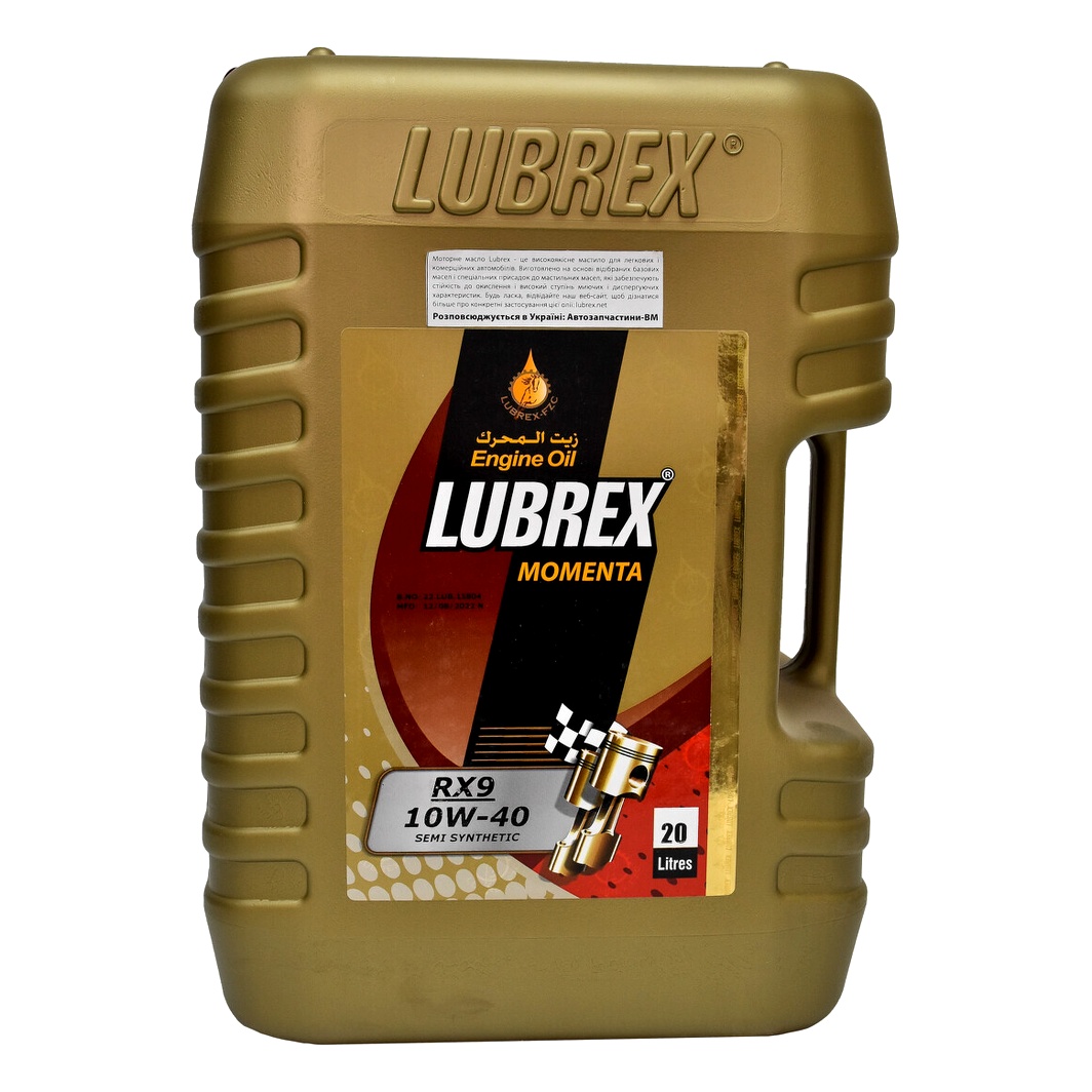 Моторна олива LUBREX Momenta RX9 10W-40 20 л (1101717020) - zapix