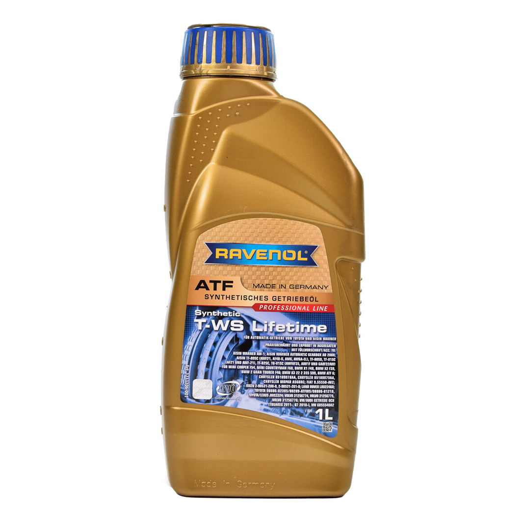 Трансмиссионное масло RAVENOL ATF T-WS Lifetime 1 л 12111061 - zapix