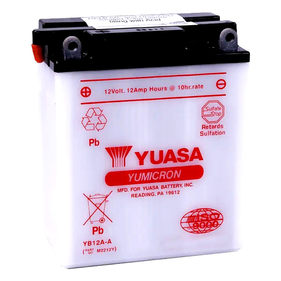Акумулятор YUASA YuMicron 12V 12.6Ah 150A L+ YB12AA - zapix