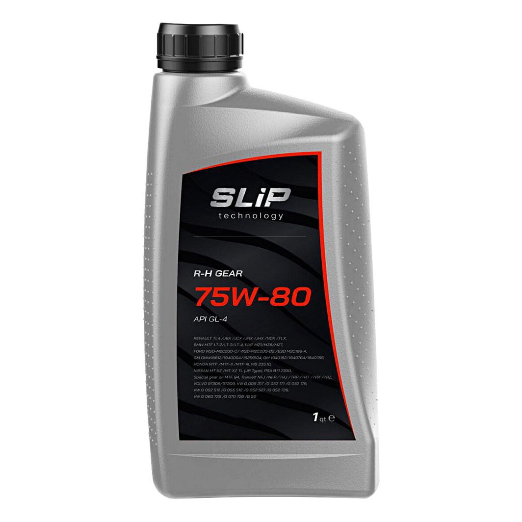 Трансмиссионное масло SLIP R-H Gear GL-4 75W-80 0,946 л 5420076819620 - zapix