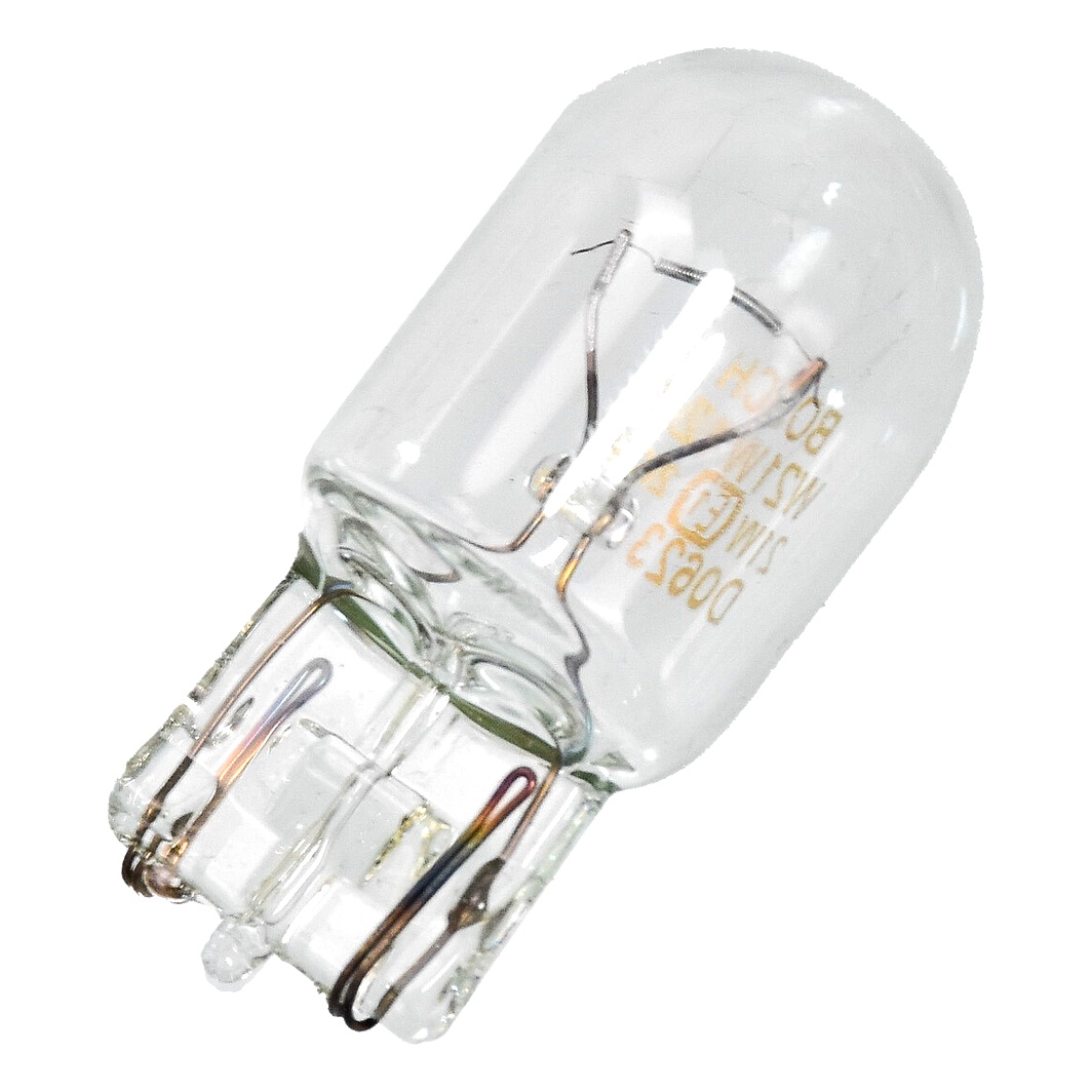 Автолампа накала BOSCH Pure Light W21W W3x16d 21W 12V прозрачная 1987302251 - zapix