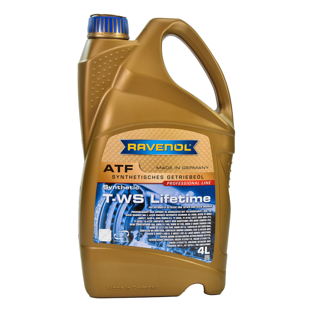 Трансмиссионное масло RAVENOL ATF T-WS Lifetime 4 л 12111064 - zapix