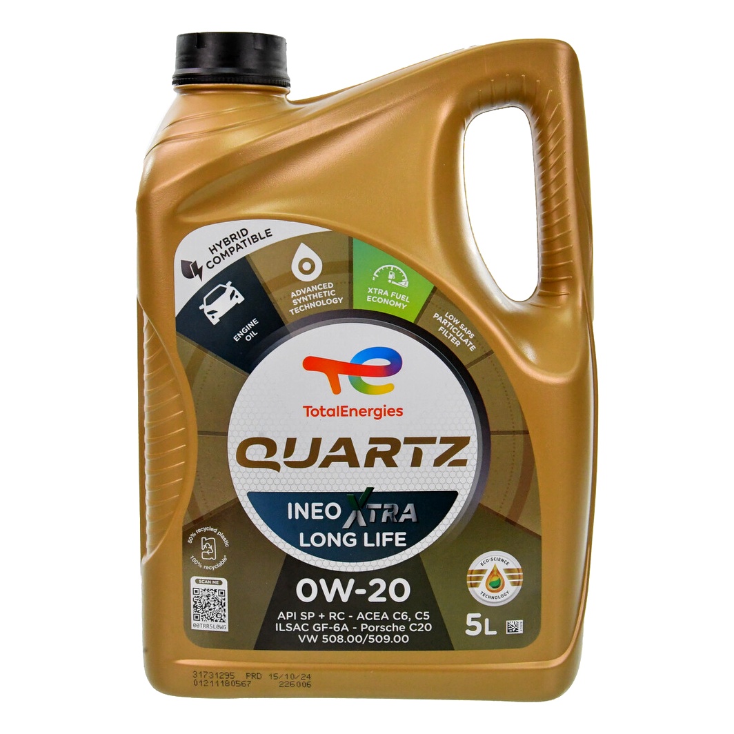 Моторна олива TOTAL Quartz Ineo Xtra Long Life 0W-20 5 л (226006) - zapix