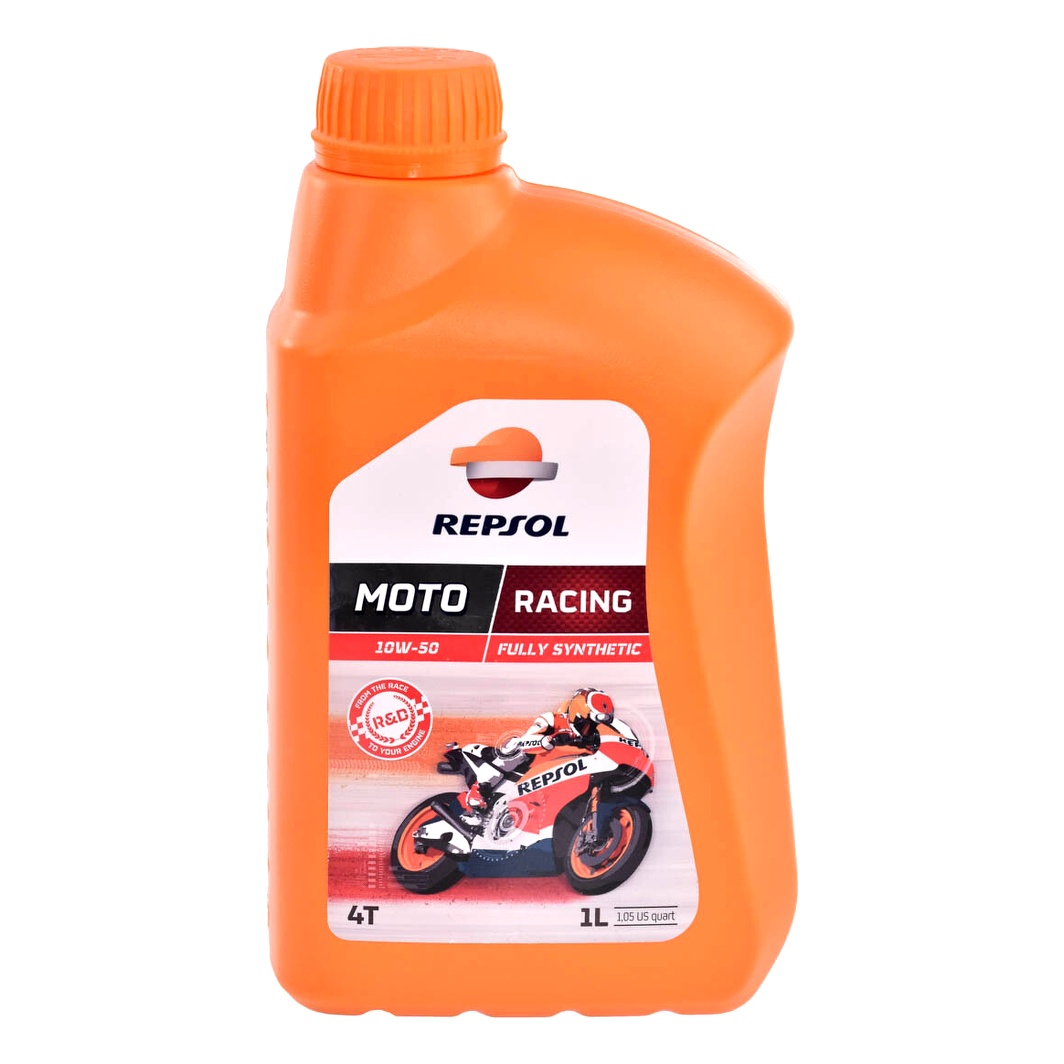 Моторное масло REPSOL Moto Racing 4T 10W-50 синтетическое 1 л RP160P51 - zapix