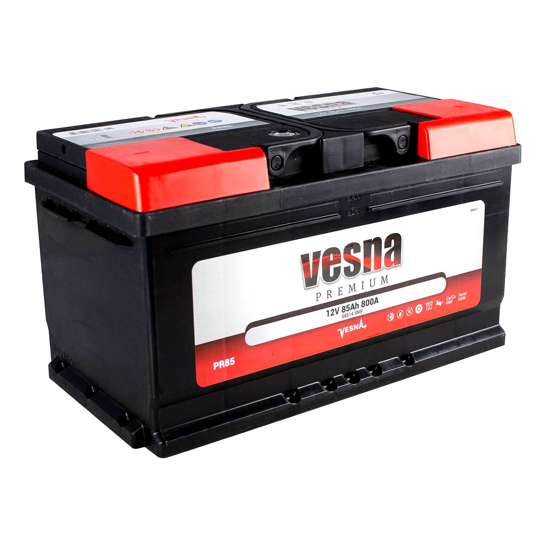 Акумулятор VESNA Premium 12V 85Ah 800A R+ 415082 - zapix