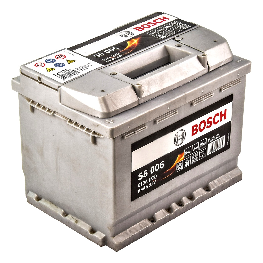 Акумулятор BOSCH S5 Silver Plus 12V 63Ah 610A L+ 0092S50060 - zapix