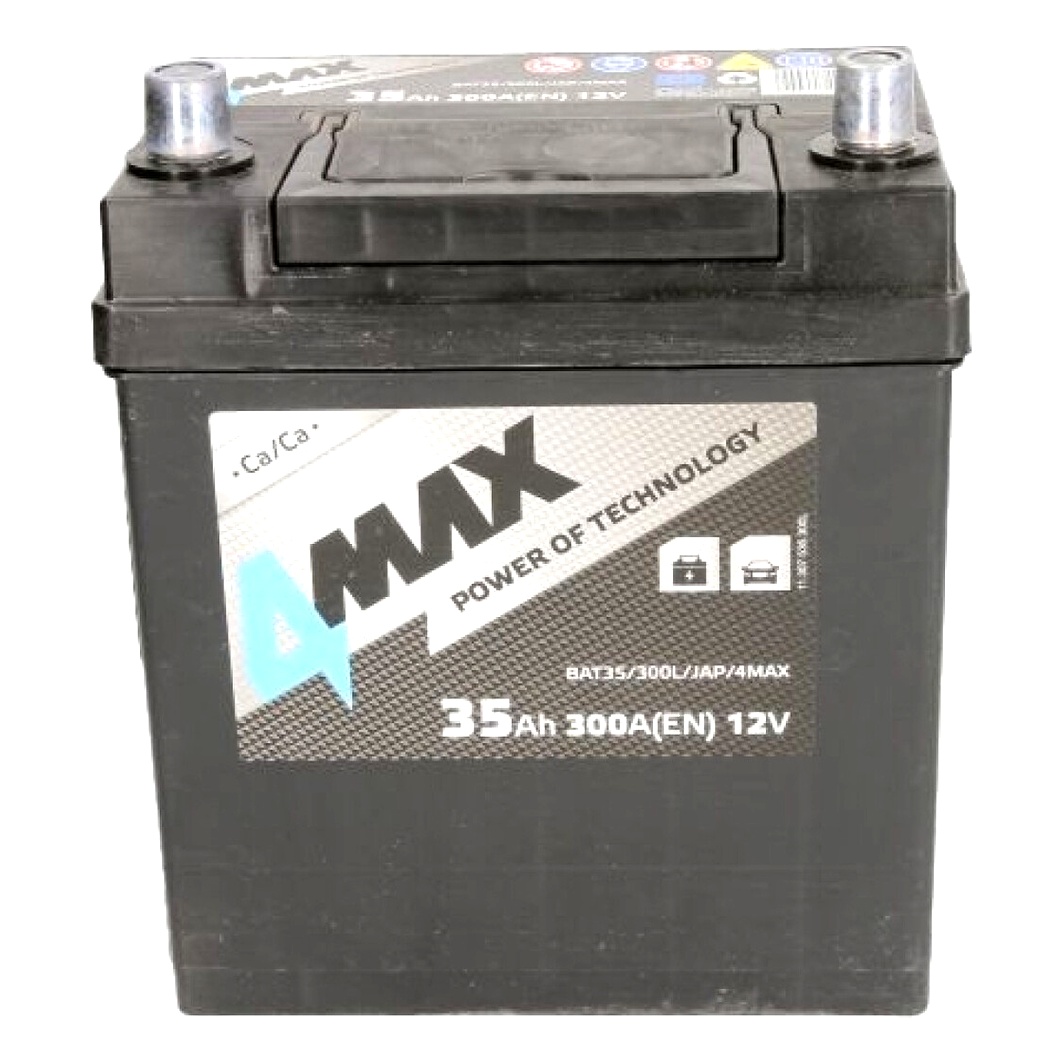 Акумулятор 4MAX 12V 35Ah 300A L+ BAT35300LJAP4MAX - zapix