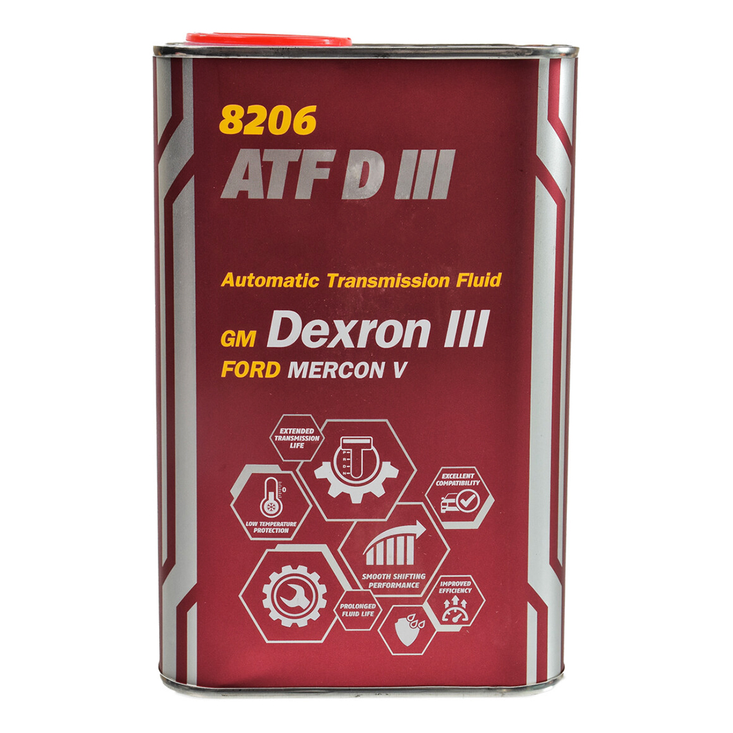 Трансмиссионное масло MANNOL Dexron III Automatic Plus (Metal) 1 л MN82061ME - zapix