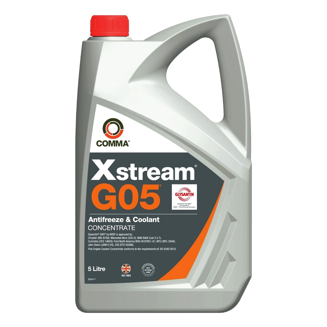 Концентрат антифризу COMMA Xstream G05 жовтий G11 5 л (XHD5L) - zapix
