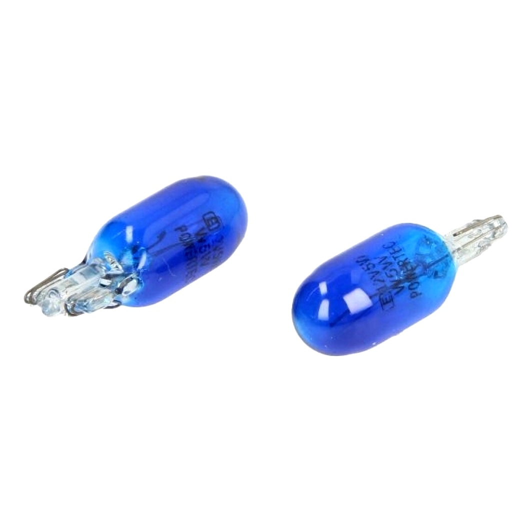 Автолампа розжарювання M-TECH Xenon Blue W5W W2.1x9.5d 5W 12V темно-блакитна PTZXB1202B - zapix