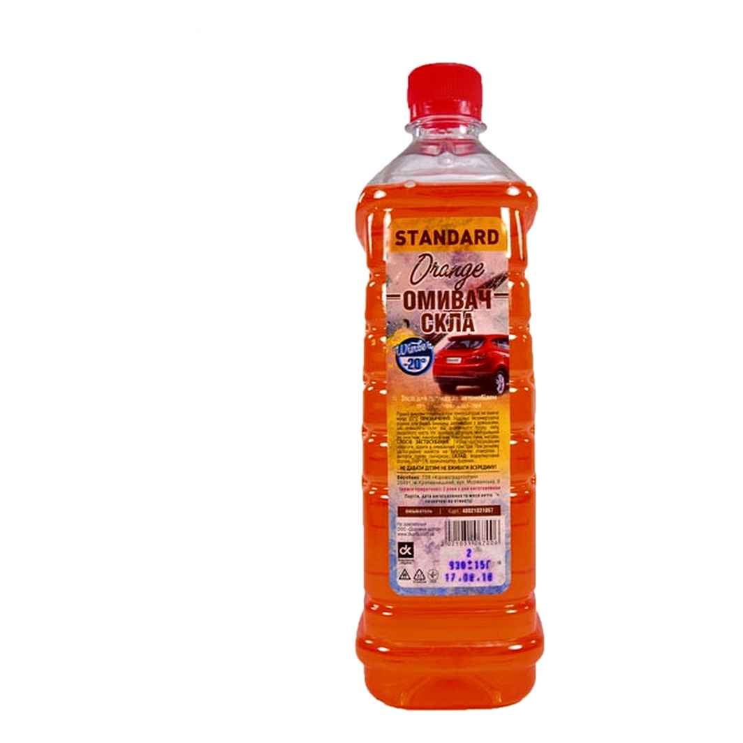 Омивач скла готовий зимовий -20°С ДОРОЖНЯ КАРТА Standard апельсин 1 л 48021031067 - zapix