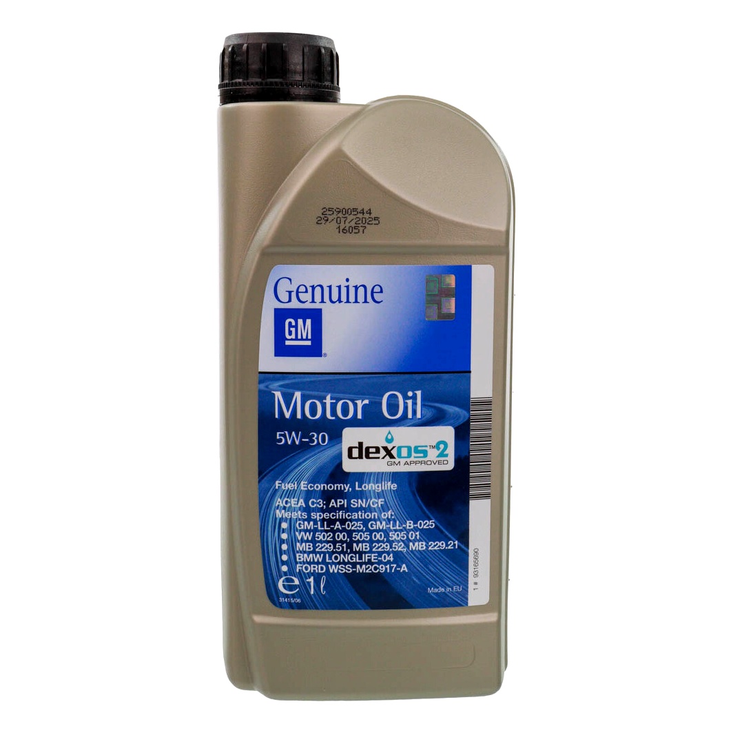 Моторна олива GM Dexos2 5W-30 1 л (93165690) - zapix