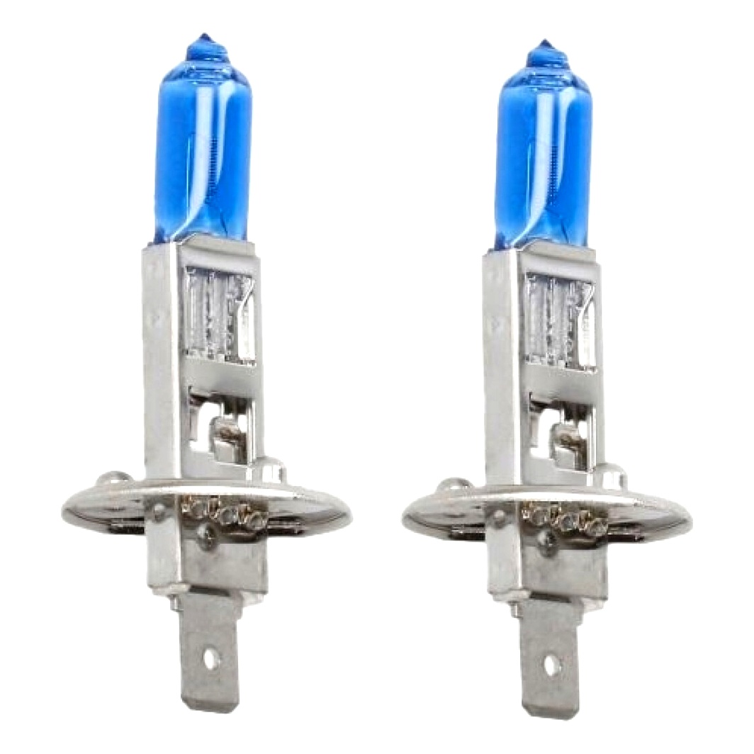 Автолампа галогенова M-TECH Xenon Blue H1 P14.5s 55W 12V темно-блакитна PTZXB1DUO - zapix