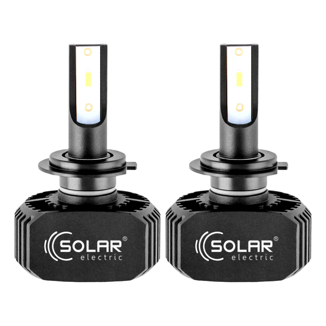 Автолампа LED (світлодіодна) SOLAR H7 PX26d 40W 12V біла 8207 - zapix