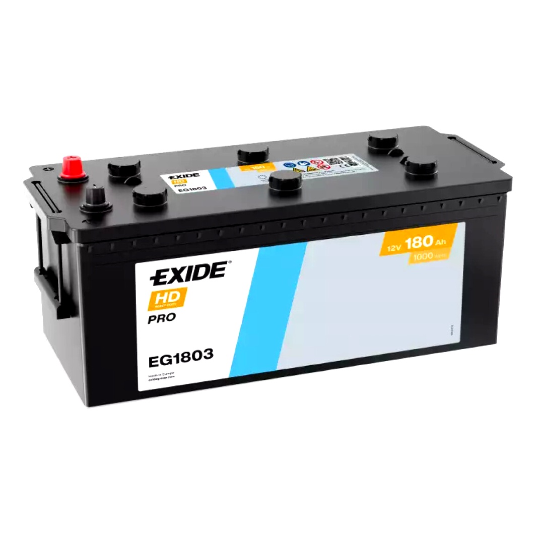 Акумулятор EXIDE HD Pro 12V 180Ah 1000A L+ EG1803 - zapix