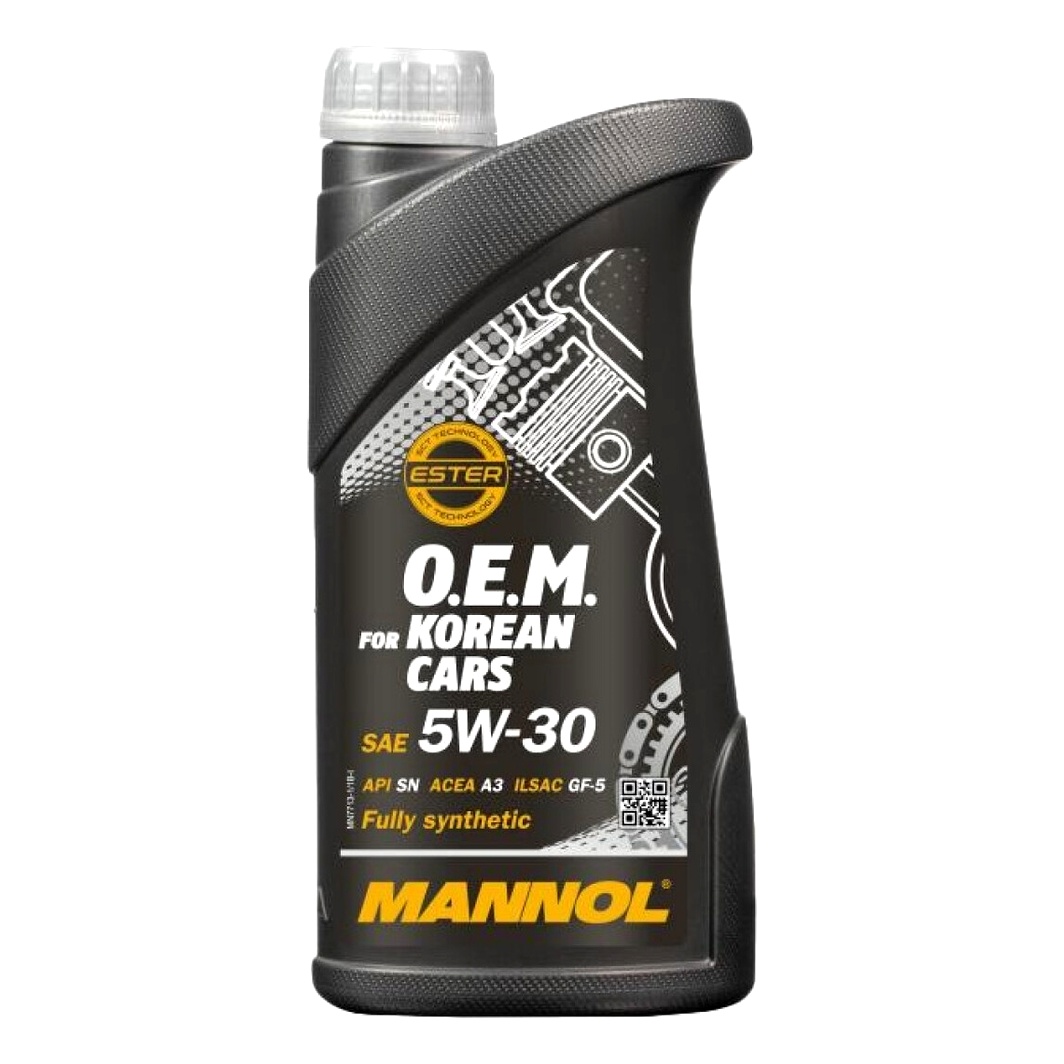Моторна олива MANNOL O.E.M. For Korean Cars 5W-30 1 л (MN77131) - zapix