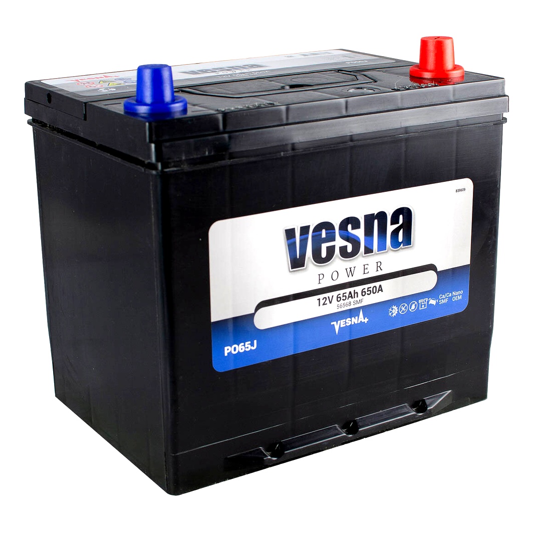 Акумулятор VESNA Power JIS 12V 65Ah 650A R+ 415865 - zapix
