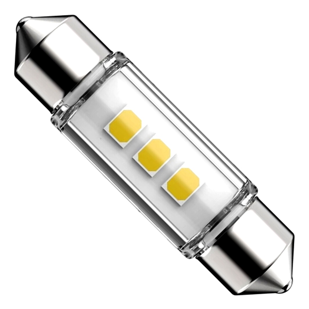 Автолампа LED (светодиодная) PHILIPS Ultinon Pro7000 C5W SV8.5 1W 12V желтая 11854WU70X1 - zapix