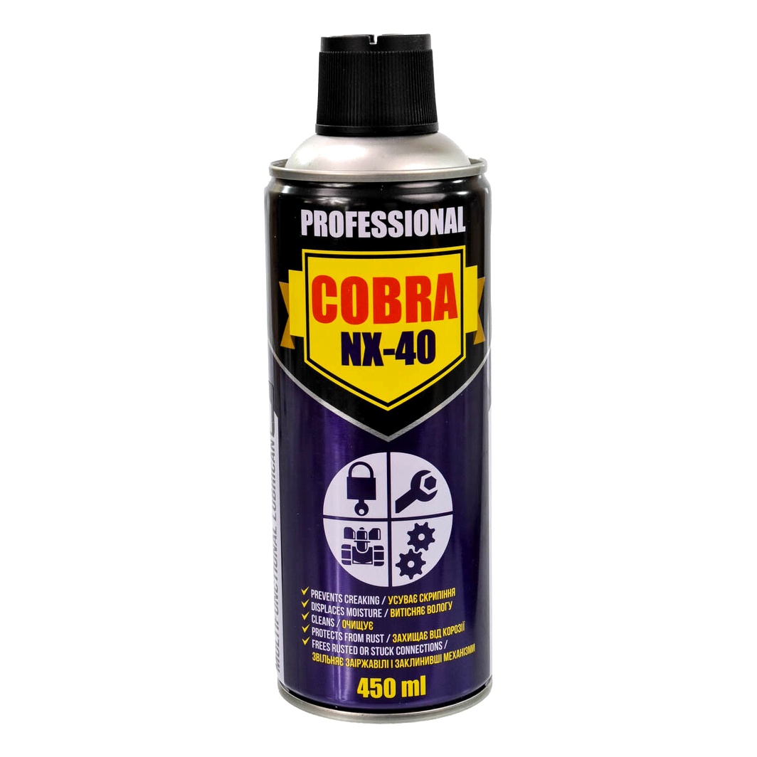 Смазка NOWAX Cobra NX-40 для механизмов дверей 450 мл (NX45400) - zapix