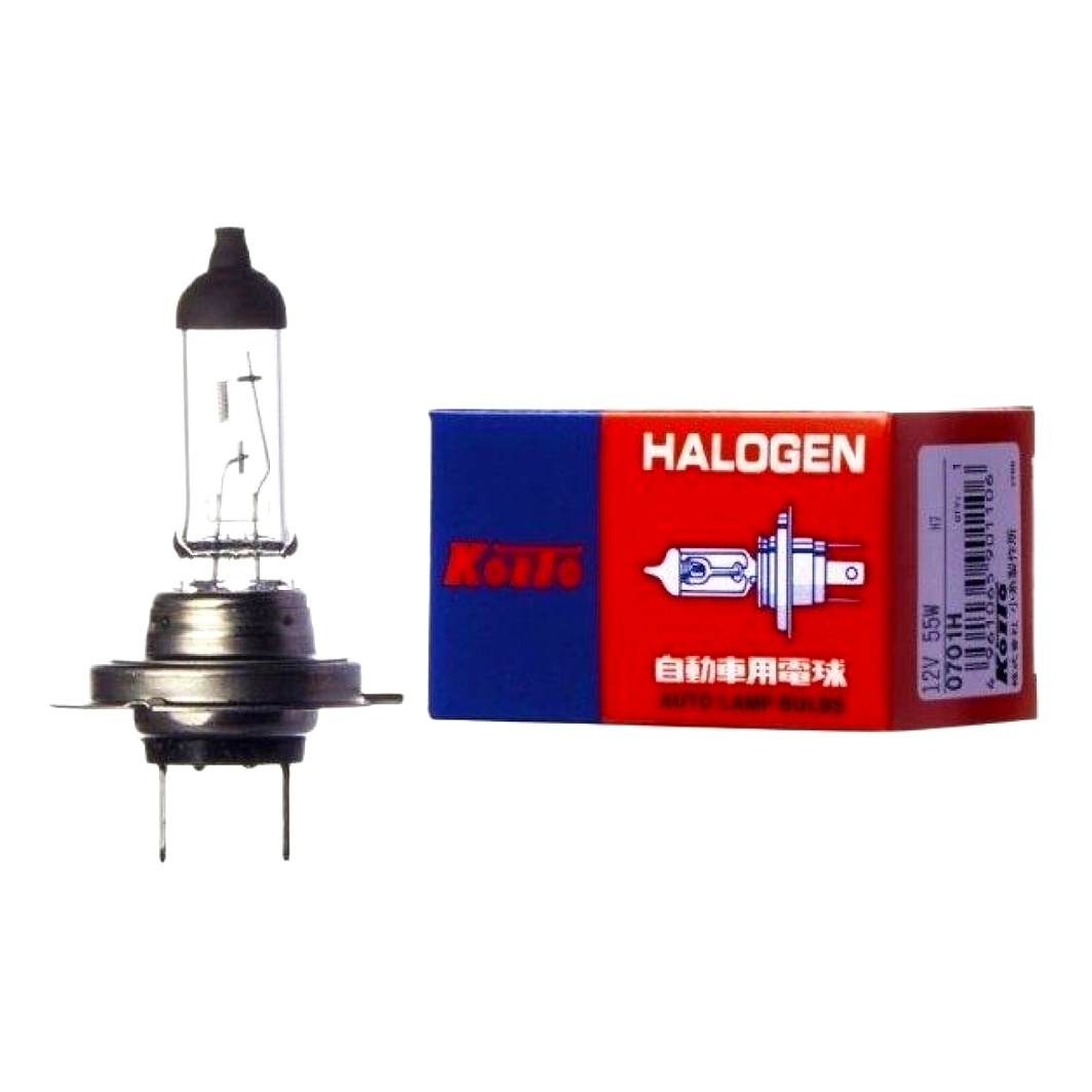 Автолампа галогенова KOITO H7 PX26d 55W 12V прозора 0701H - zapix