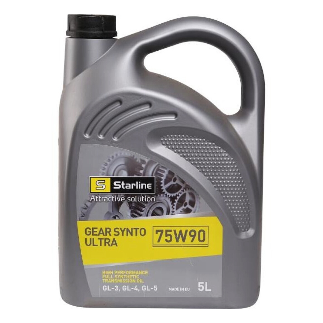 Трансмиссионное масло STARLINE Gear Synto Ultra GL-3 / 4 / 5 75W-90 5 л NASU5 - zapix