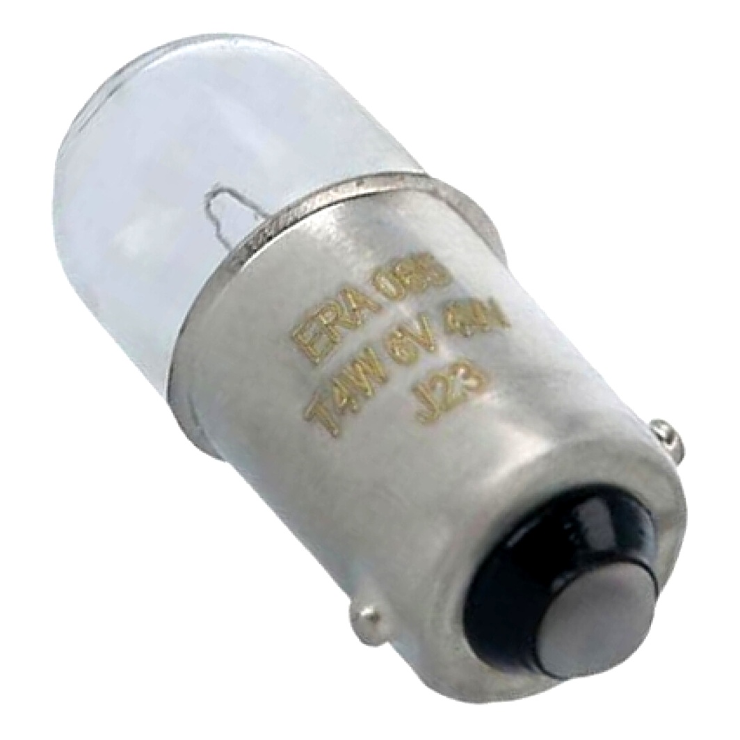Автолампа розжарювання ERA Standard T4W BA9s 4W 6V прозора E085SD10C - zapix