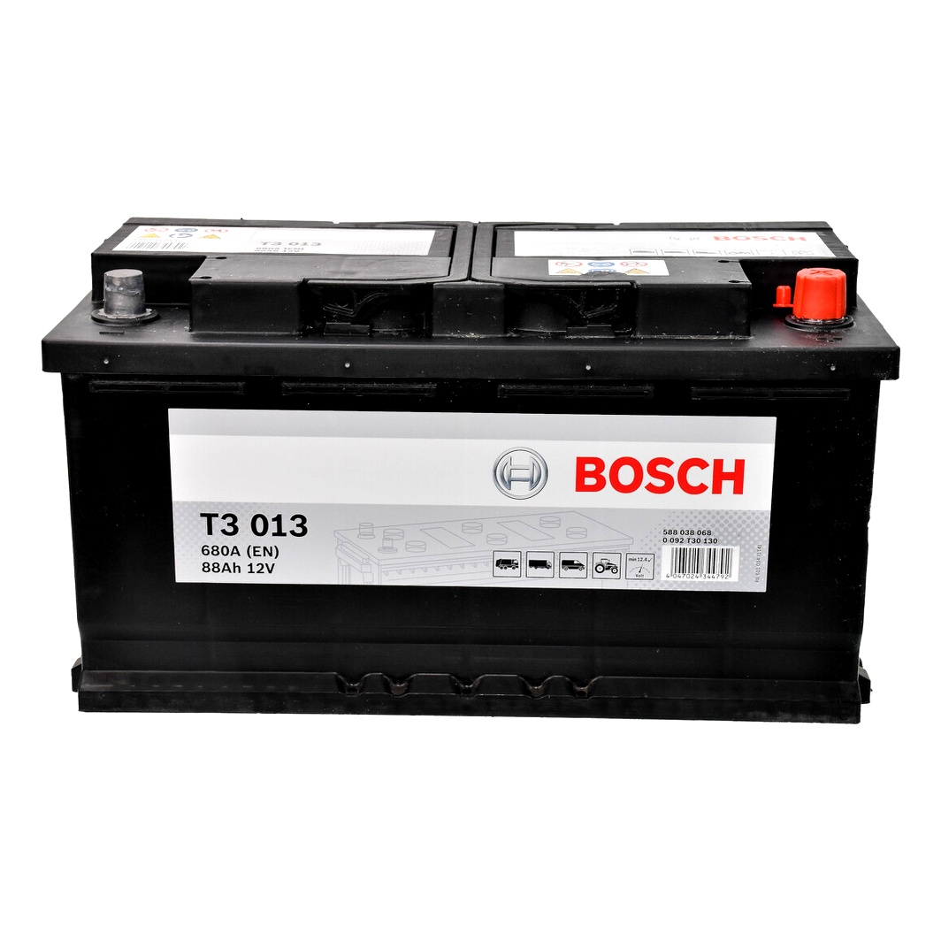 Акумулятор BOSCH T3 12V 88Ah 680A R+ 0092T30130 - zapix