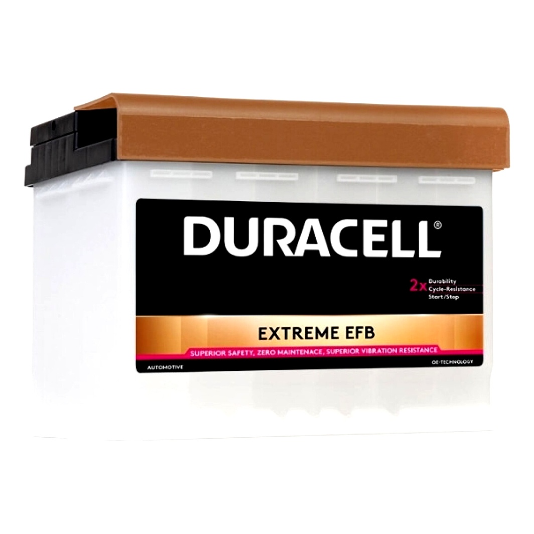 Акумулятор DURACELL Extreme EFB 12V 65Ah 640A R+ DE65HEFB - zapix