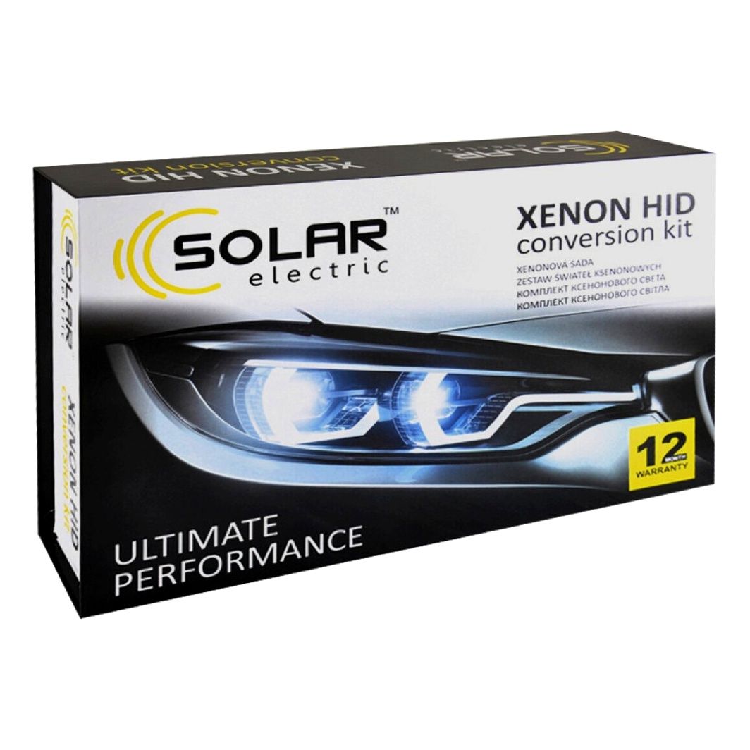 Автолампа ксенонова SOLAR H1 P14.5s 35W 85V прозора 4150 - zapix