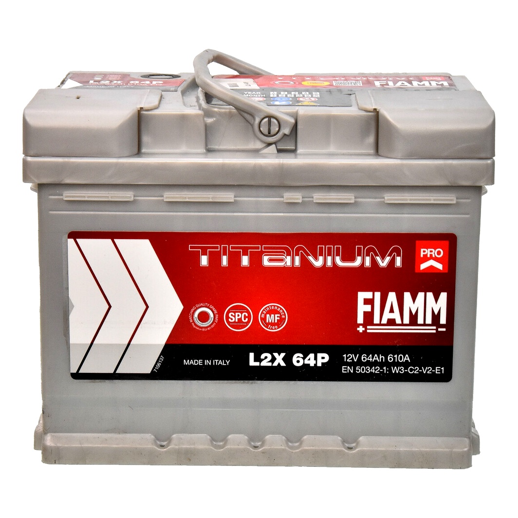 Акумулятор FIAMM Titanium Pro 12V 64Ah 610A L+ L2X64P - zapix