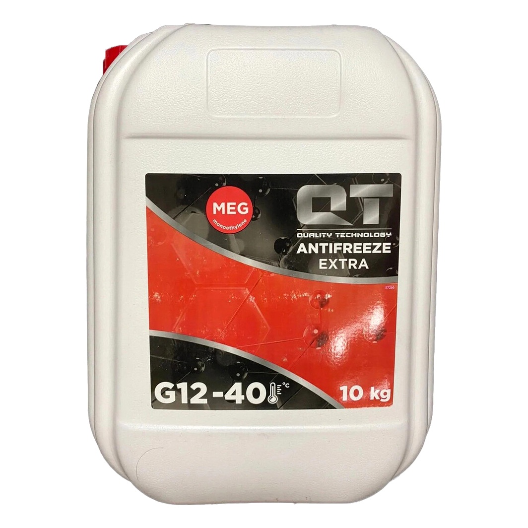 Готовий антифриз QT MEG Extra червоний G12 -40 °C 10 л (QT5614010) - zapix