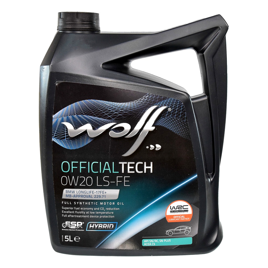 Моторна олива WOLF Officialtech LS-FE 0W-20 5 л (8339479) - zapix