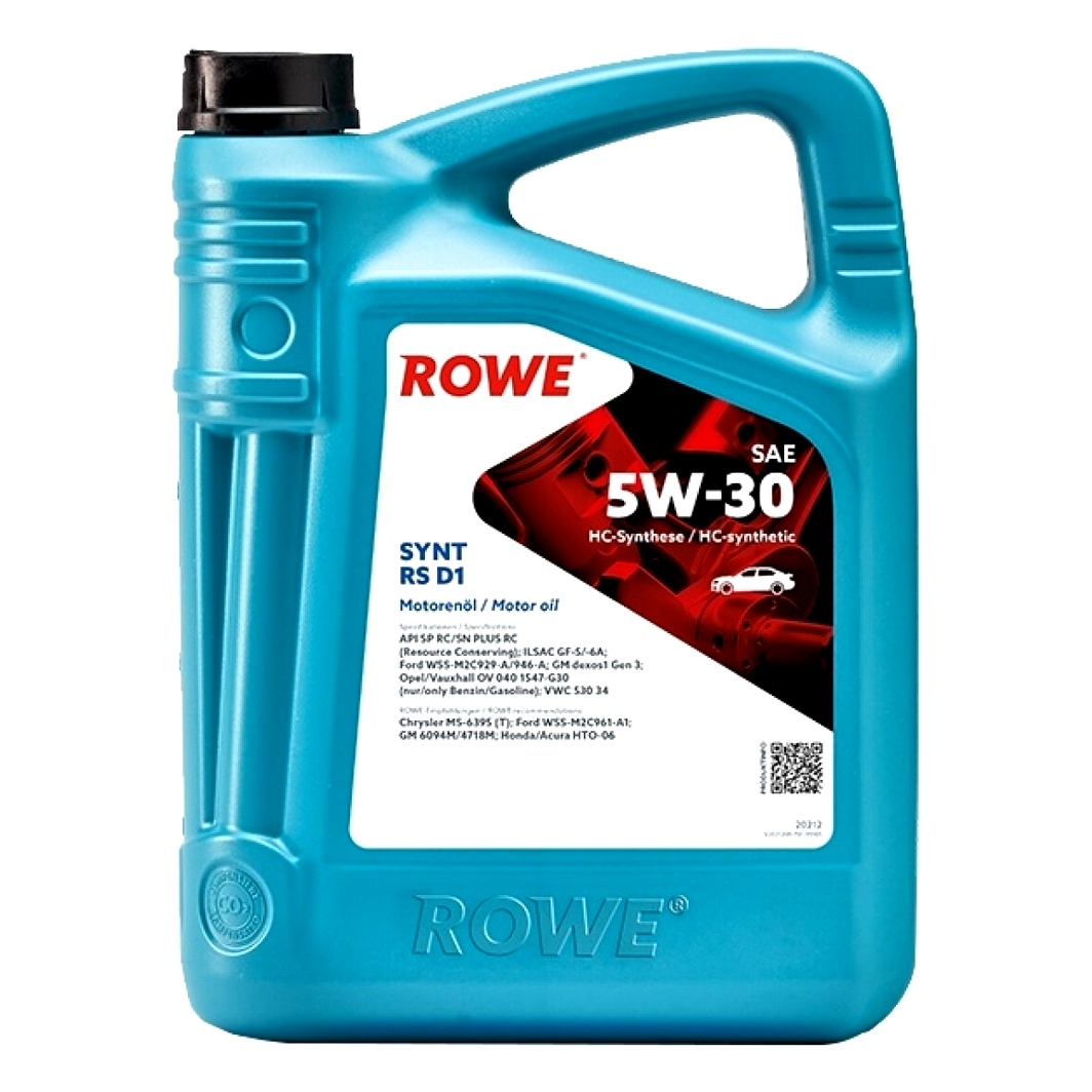 Моторное масло ROWE Synt RS D1 5W-30 4 л (20212004099)